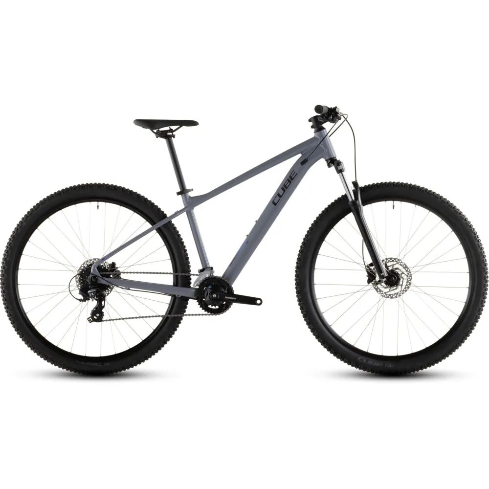 Team Cycles Cube Aim One Hardtail Mountain Bike in Smoke and Black | Interest FREE Finance & Online Refund Policy.