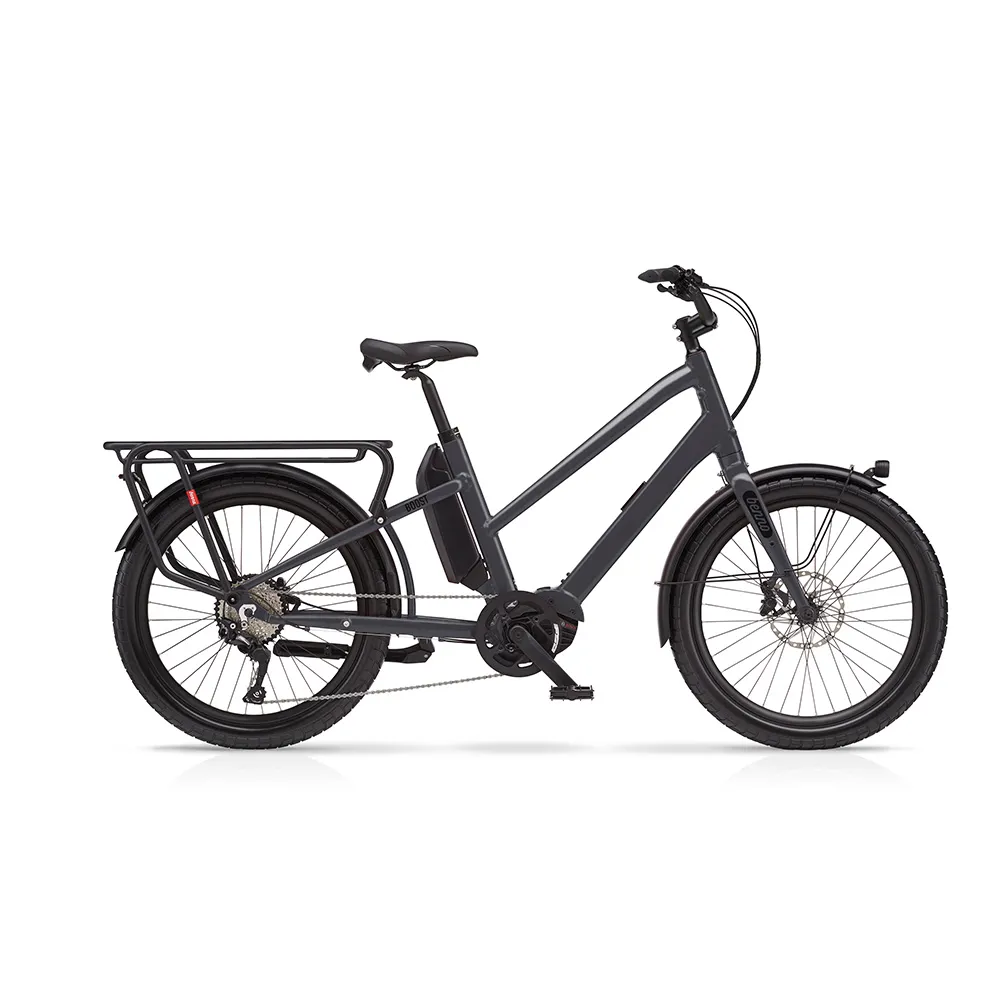 Team Cycles Benno Bikes Boost E Performance EVO 4 Easy On 500Wh Electric Cargo Bike in Anthracite Grey | Interest FREE Finance & Online Refund Policy.