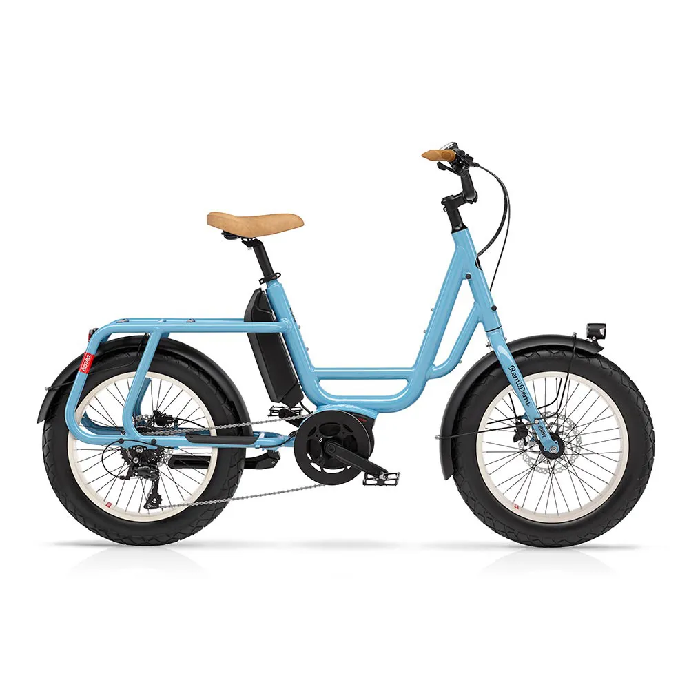 Team Cycles Benno Bikes RemiDemi EVO 2 400Wh Electric Cargo Bike in Dolphin Blue | Interest FREE Finance & Online Refund Policy.