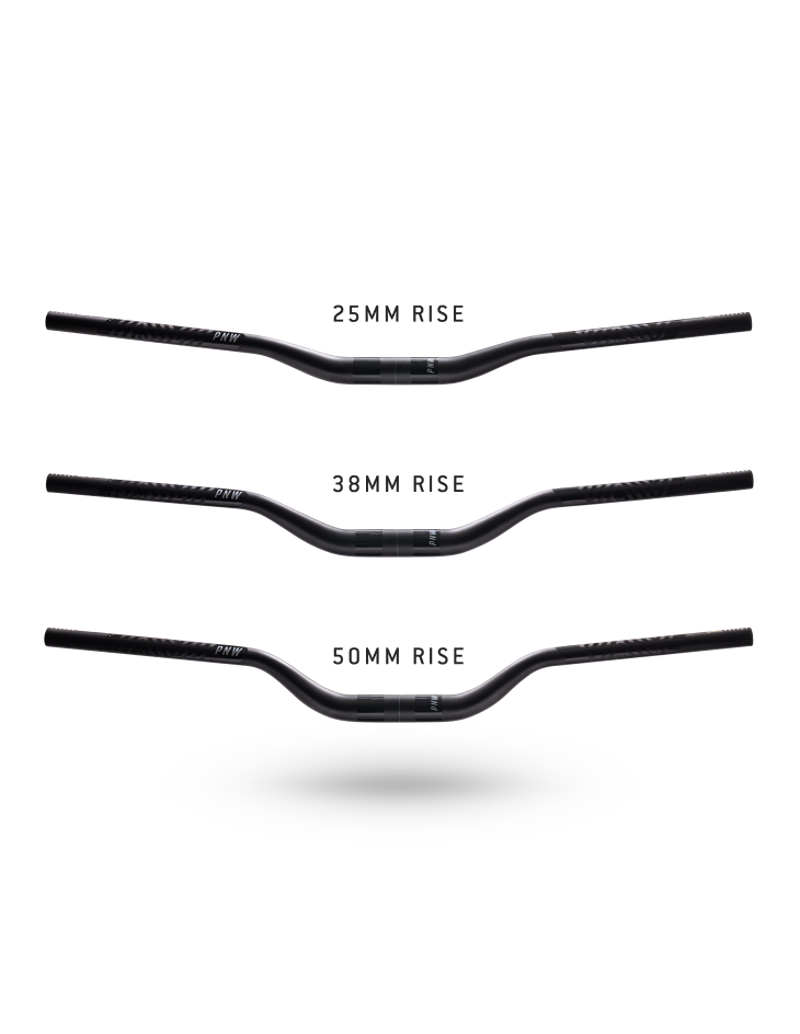 PNW Gen 4 Range Bar 35mm x 800mm Handlebar in Black - 25mm Rise-4