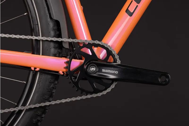 Cube Aim One FE Hardtail Mountain Bike in Salmon and Black-1