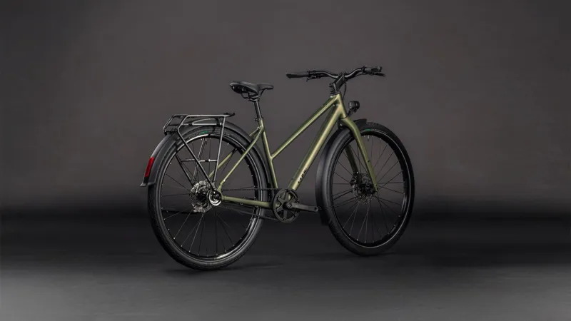 Cube Editor One FE T Hybrid Bike in Reedgreen and Black-6