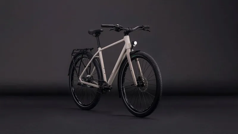 Cube Editor Pro FE Hybrid Bike in Oatgrey and Grey-6