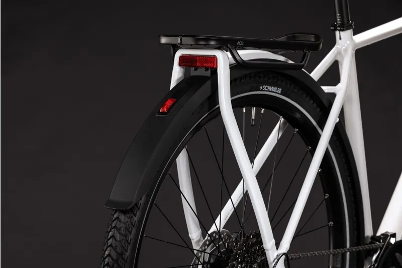 Cube Kathmandu Pro Hybrid Bike in Metallicwhite and Chrome-1