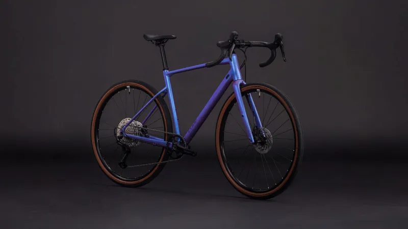 Cube Nuroad EX Gravel Bike in Blueiris and Lilac-6