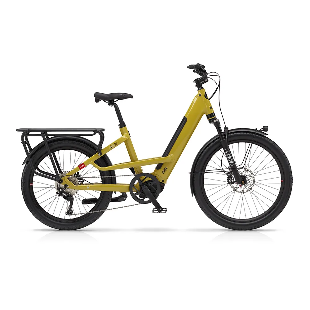 Team Cycles Benno Bikes 46er CX Step-Thru 500Wh Electric Cargo Bike in Wasabi Green | Interest FREE Finance & Online Refund Policy.