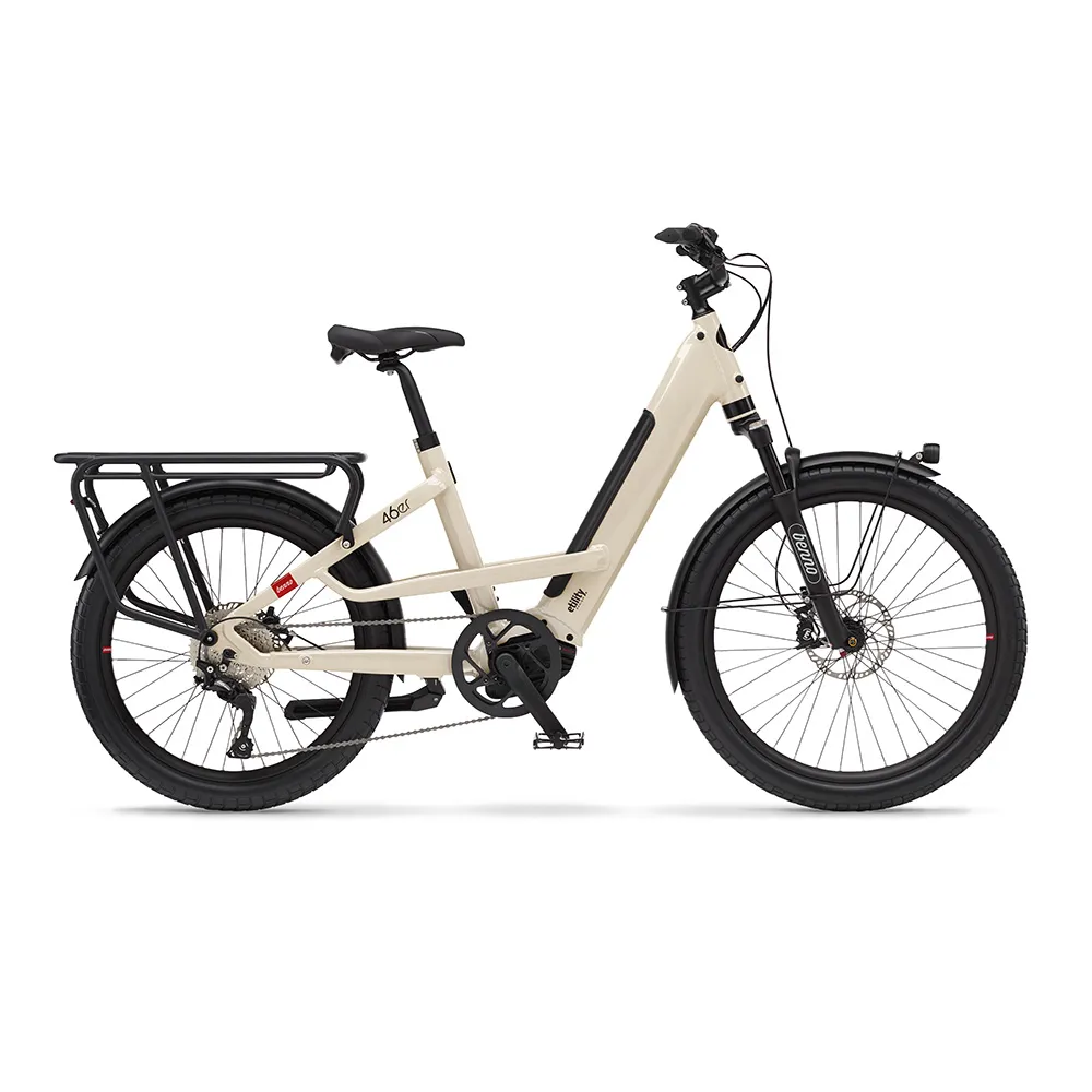 Team Cycles Benno Bikes 46er CX Step-Thru 500Wh Electric Cargo Bike in Bone Grey | Interest FREE Finance & Online Refund Policy.