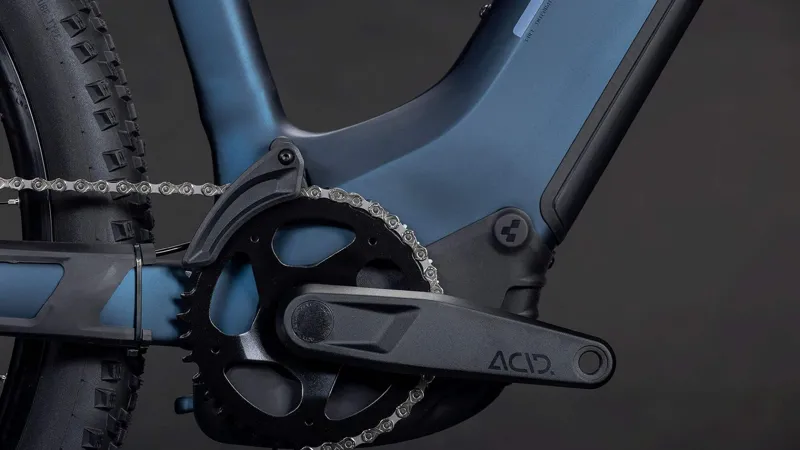 Cube Reaction Hybrid Performance EE 600Wh Electric Hybrid Bike in Indigoblue and Reflex-3