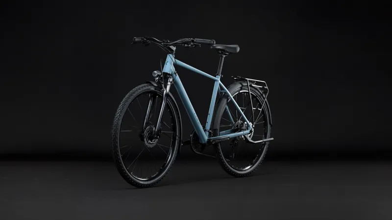 Cube Nature Pro FE Hybrid Bike in Surfblue and Blue-6