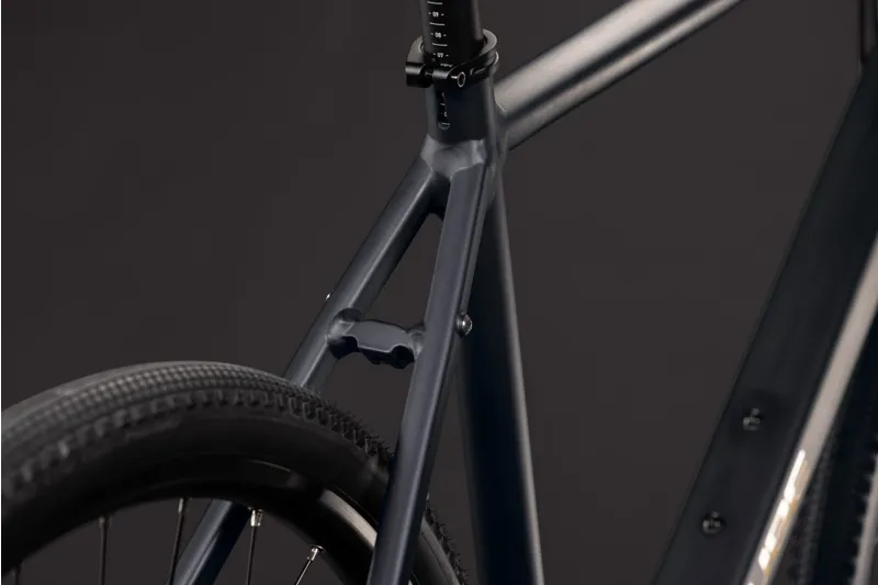 Cube Nulane Deluxe EXC Hybrid Bike in Grey and Chrome-1