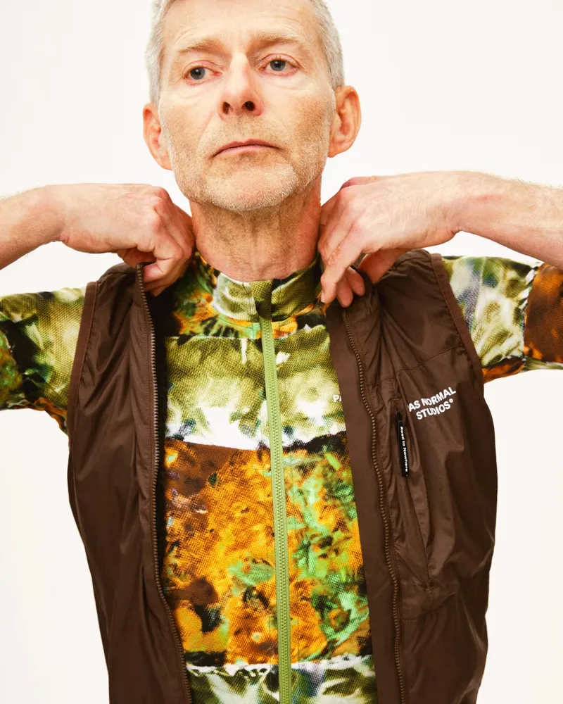 Pas Normal Studios Essential Insulated Gilet in Light Brown-2