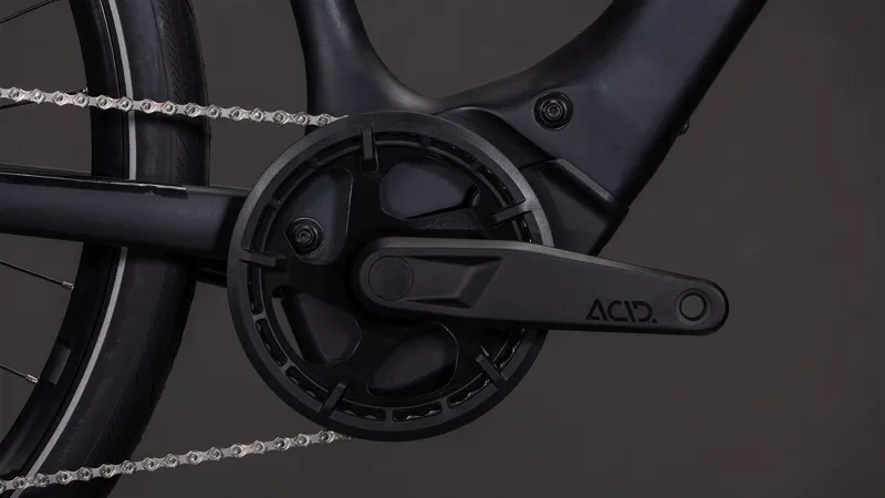 Cube Editor Hybrid Pro 400Wh Electric Hybrid Bike in Coal and Prism-2