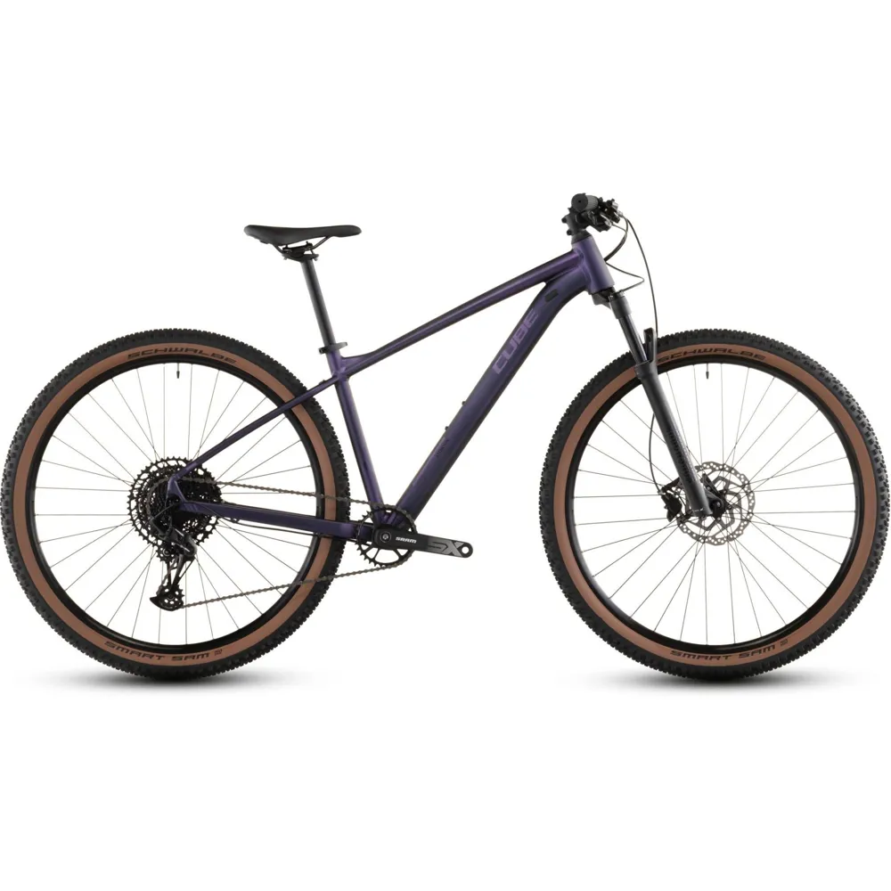 Team Cycles Cube Attention SLX Mountain Bike in Purplegalaxy and Black | Interest FREE Finance & Online Refund Policy.