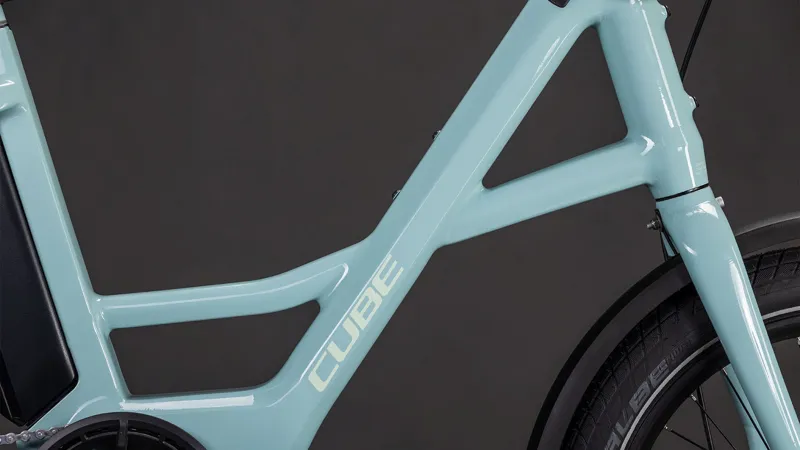 Cube Compact Hybrid Comfort 545Wh Electric Hybrid Bike in Skylightblue and Blue-2