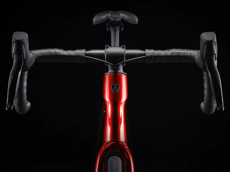 TREK Domane SLR 6 AXS Gen 4 Road Bike in Metallic Red Smoke and Red Carbon Smoke-5