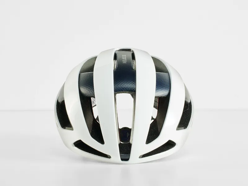 TREK Velocis Mips Road Bike Helmet in Crystal White and Nautical Navy-3