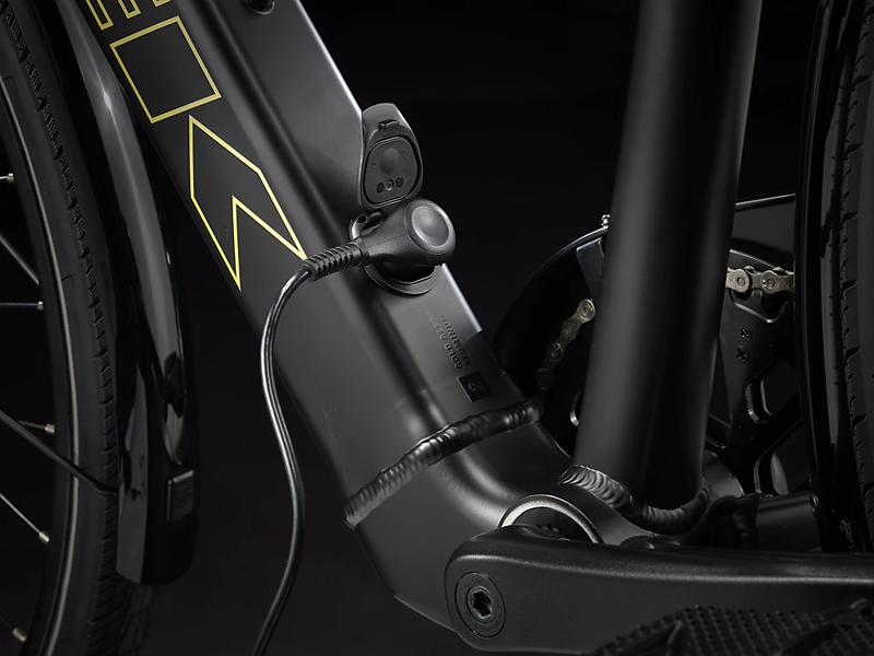 TREK Fx+ 2 250Wh Electric Hybrid Bike in Satin Black and Trek Black-3