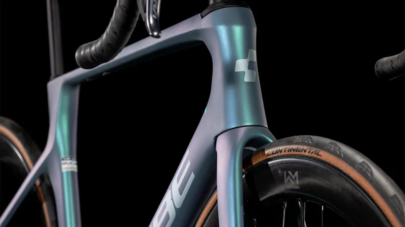 Cube Agree C:62 Pro Road Bike in Polarlight and Aquagreen