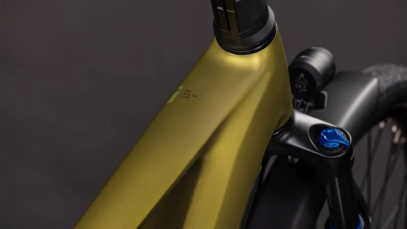 Cube Touring Hybrid Pro 800Wh Electric Hybrid Bike in Goldenlime and Black-4