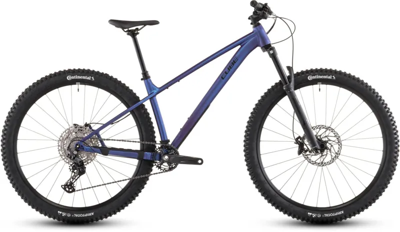Cube Reaction TM Pro Mountain Bike in Blueviolet and Black