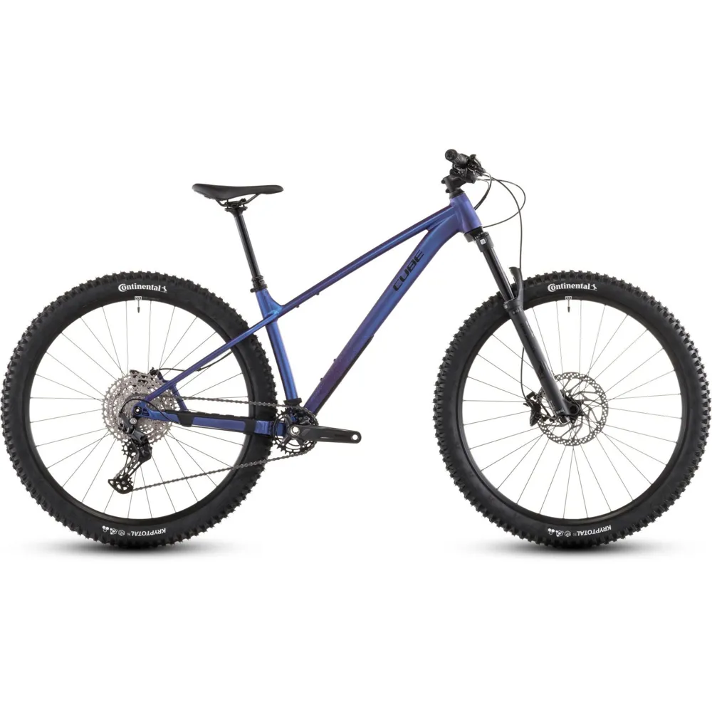 Team Cycles Cube Reaction TM Pro Mountain Bike in Blueviolet and Black | Interest FREE Finance & Online Refund Policy.