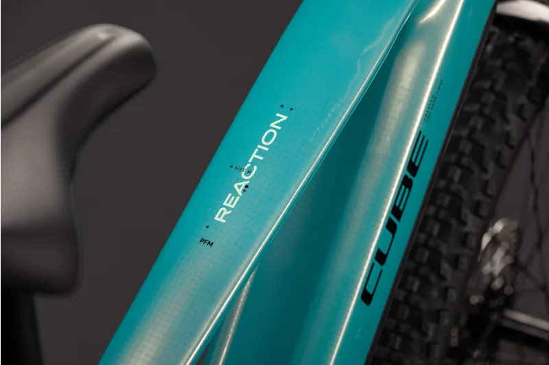Cube Reaction Hybrid Performance 720Wh Electric Hybrid Bike in Maldivian and Black-3