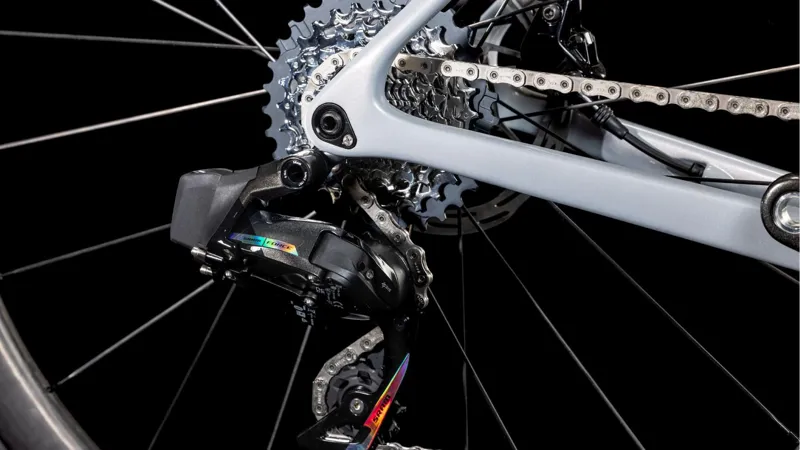 Cube Litening Air C:68X Pro Road Bike in Foggrey and White-2