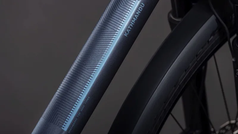 Cube Kathmandu EXC Hybrid Bike in Metallicgrey and Chrome-3