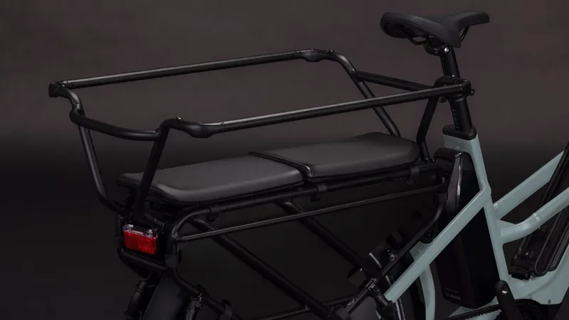 Cube Longtail Hybrid Comfort Family 800Wh Electric Cargo Bike in Haze and Reflex-3