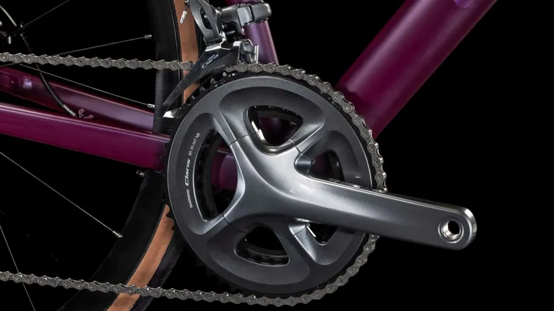 Cube Attain Pro Road Bike in Purple and Helio-3