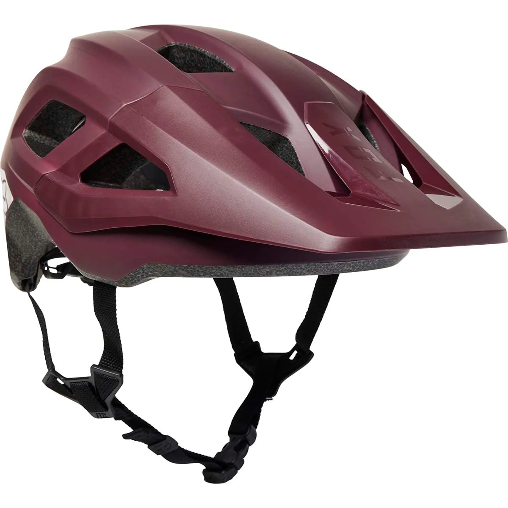 dark maroon motorcycle helmet Shiny Burgundy Novelty with Horned Skeletons composite shell (Carbon fibre Burgundy Motorcycle Helmet