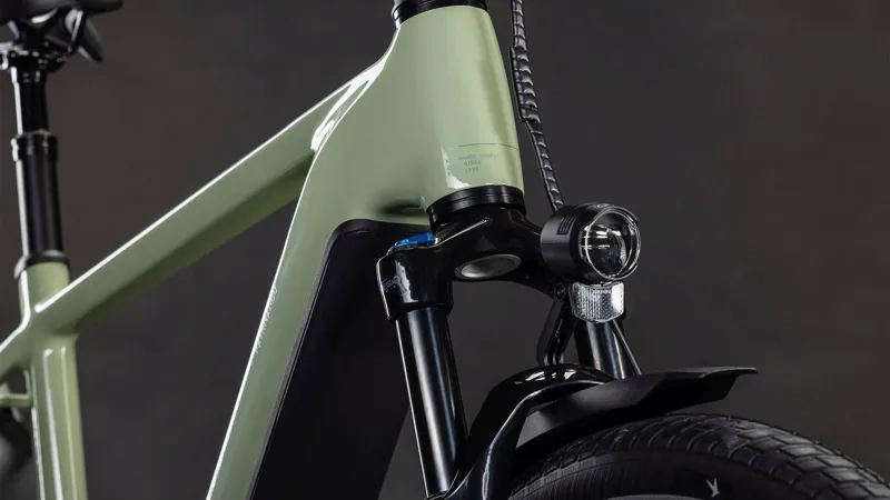 Cube Kathmandu Hybrid One 800Wh Electric Hybrid Bike in Pea and Green-3