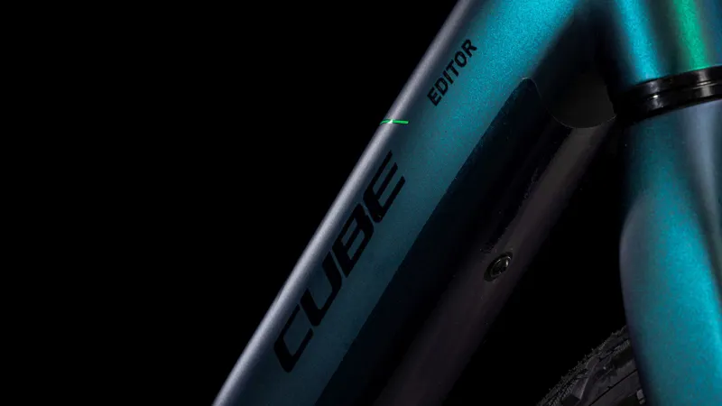 Cube Editor Hybrid SLT 400x 400Wh Electric Hybrid Bike in Goblin and Glossy-4