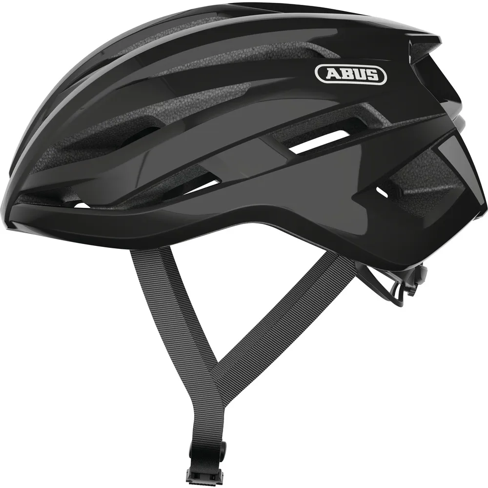 Team Cycles Abus StormChaser Cycling Helmet in Shiny Black | Interest FREE Finance & Online Refund Policy.