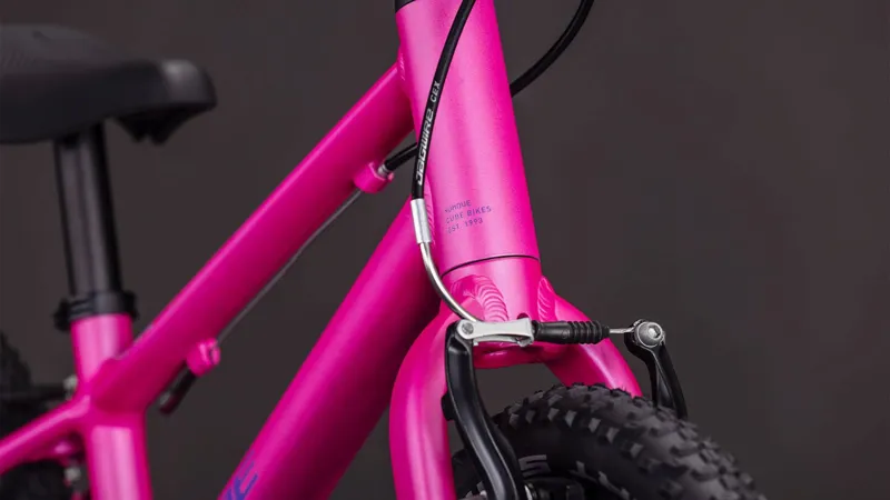 Cube Numove 140 Kids Bike in Fucsia and Plum-1