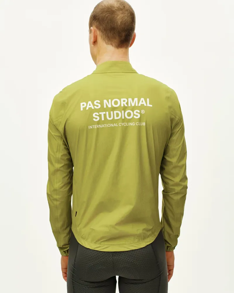 Pas Normal Studios Mechanism Rain Jacket in Moss Green-5