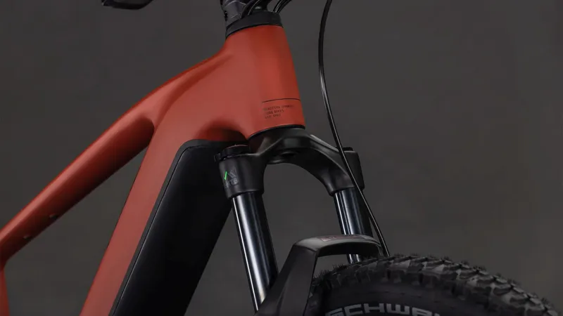 Cube Reaction Hybrid Race 800Wh Electric Mountain Bike in Amber and Black-3