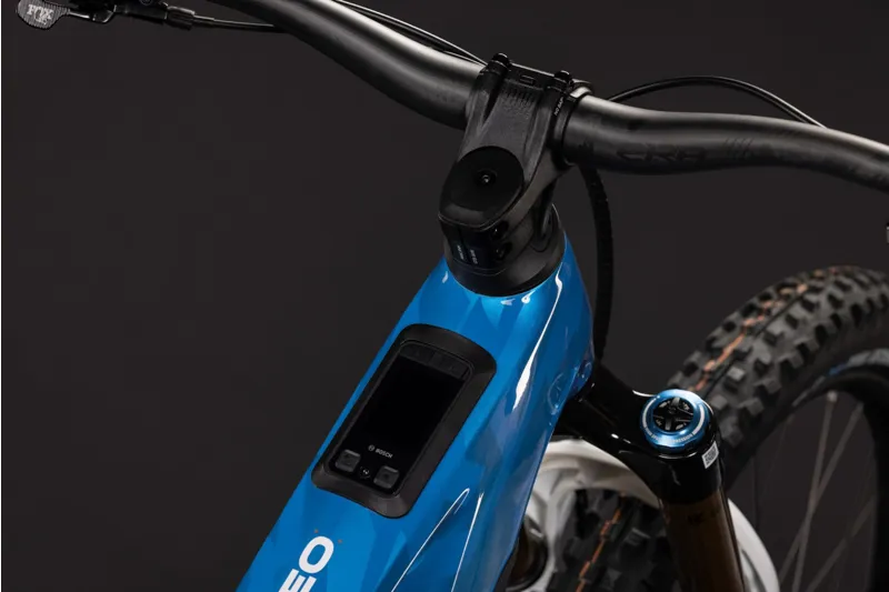 Cube Stereo Hybrid ONE77 HPC AT 800Wh Electric Full Suspension Mountain Bike in Actionteam-4