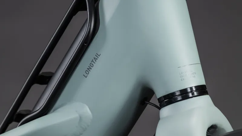 Cube Longtail Hybrid Comfort Family 800Wh Electric Cargo Bike in Haze and Reflex-2