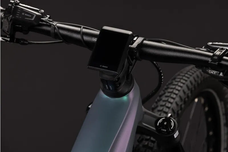 Cube Stereo Hybrid ONE44 SLX 800Wh Electric Full Suspension Mountain Bike in Smaragdgrey and Chrome-4