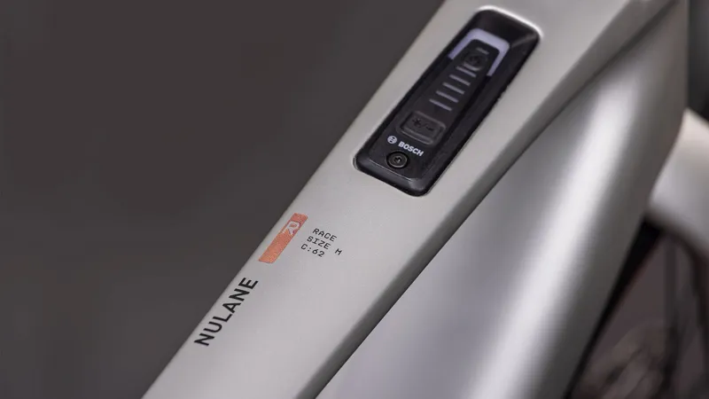 Cube Nulane Hybrid C:62 Race FE 400Wh Electric Hybrid Bike in Sleekgrey and Prism-4