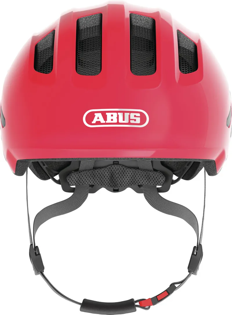 ABUS Smiley 3.0 Kids Bike Helmet in Shiny Red-1