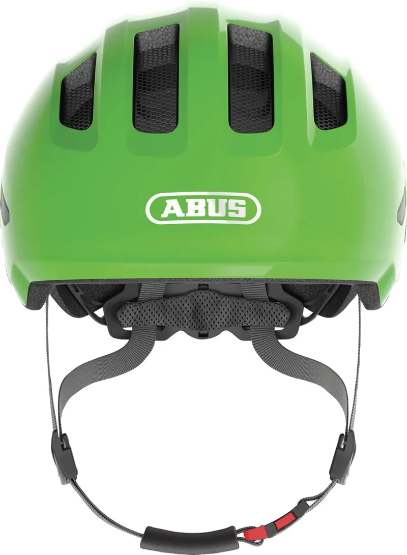 ABUS Smiley 3.0 Kids Bike Helmet in Shiny Green-1