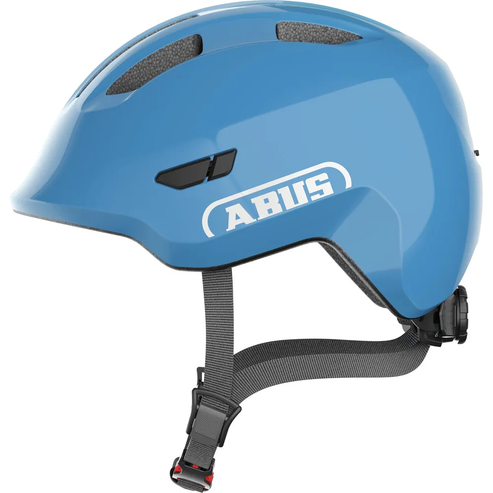 Team Cycles Abus Smiley 3.0 Kids Helmet in Shiny Blue | Interest FREE Finance & Online Refund Policy.