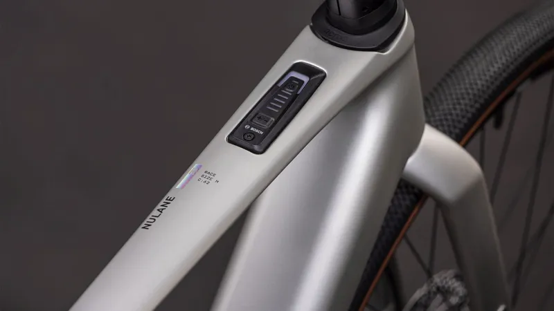 Cube Nulane Hybrid C:62 Race 400Wh Electric Hybrid Bike in Sleekgrey and Prism-4