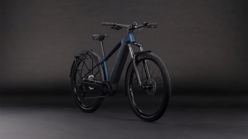 Cube Reaction Hybrid Performance FE 600Wh Electric Mountain Bike in Indigoblue and Reflex-6