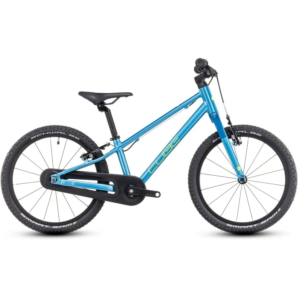 Team Cycles Cube Numove 180 Kids Bike in Blue and Lime | Interest FREE Finance & Online Refund Policy.