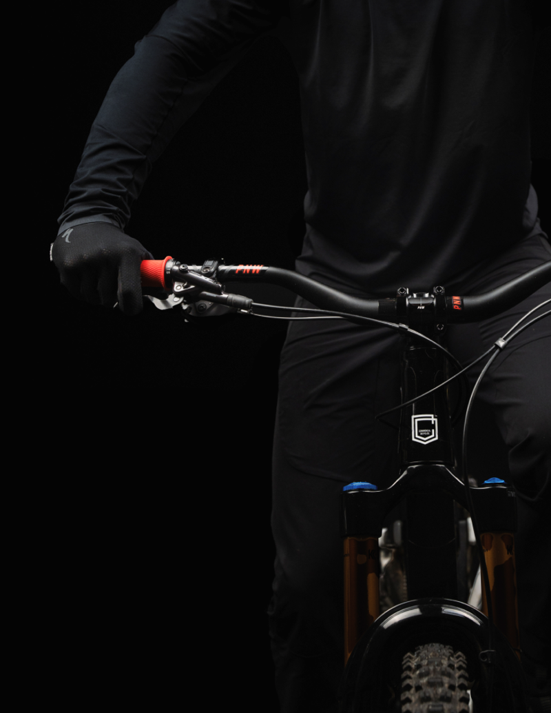 PNW Gen 4 Range Bar 35mm x 800mm Handlebar in Black - 25mm Rise-5