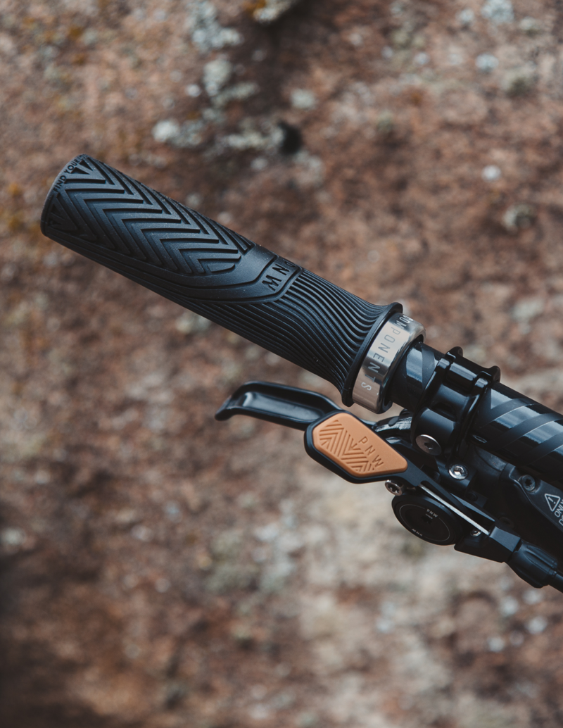 PNW Loam Recycled Edition Mountain Bike Grips in Black-5
