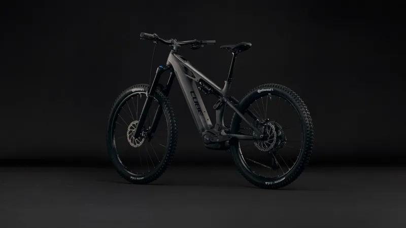 Cube Stereo Hybrid ONE77 HPC SLX 800Wh Electric Full Suspension Mountain Bike in Blackline-6